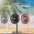 JY SUPER 2218 Rechargeable Portable Table Fan Oscillating.