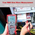 UNI-T Digital Multimeter UT89X UT89XD True RMS 20A Current 1000v Voltmeter Resistance Capacitance Transistor LED Tester.