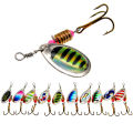 16pcs Spinners Spoons Fishing Lures Kit Portable Lure Bait With Storage Box Tackle Accessories For Freshwater Seawater. 