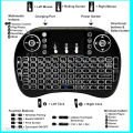 Backlit Mini Keyboard With Touchpad Mouse: Wireless Combo For Gaming And Media Control.