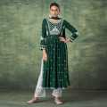 Party Wear Black Women's New Trendy Stylish naira cut dress Design Palazzo.