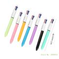 5 Pieces Retractable Multicolored Ballpoint Pen 4-Colors-in-1 Ballpoint Pen for Kid Student Class Reward Christmas Gift. 