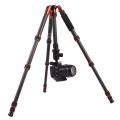 Triopo GT-2505x8.C Adjustable Portable Carbon Fiber Tripod with B-1 Aluminum Ball Head for Canon Nikon Sony DSLR Camera.