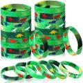 30 Pcs Dinosaur Silicone Wristband Dinosaur Party Favors Bag Filled Jungle Jurassic Dinosaur Themed Kids Birthday Party Supply.