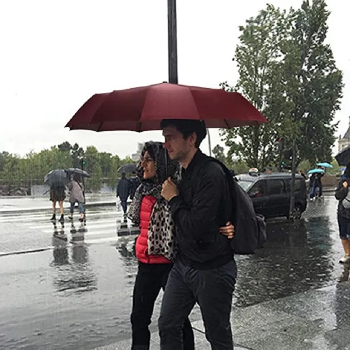 12%20Ribs%20Folding%20Umbrella%20Windproof%20Compact%20Travel,Auto%20Open/Close%20Large%20Rain%20Umbrellas%20W/Polyester%20Coating,%20Ergonomic%20Handle%20FRE%20-%20Image%205