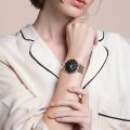 Hanna Martin Luxury Women's Watch High Quality Japanese MIYOTA2035 Quartz Rhinestone Fashion Stainless Steel Wristwatch Relogios Feminino. 