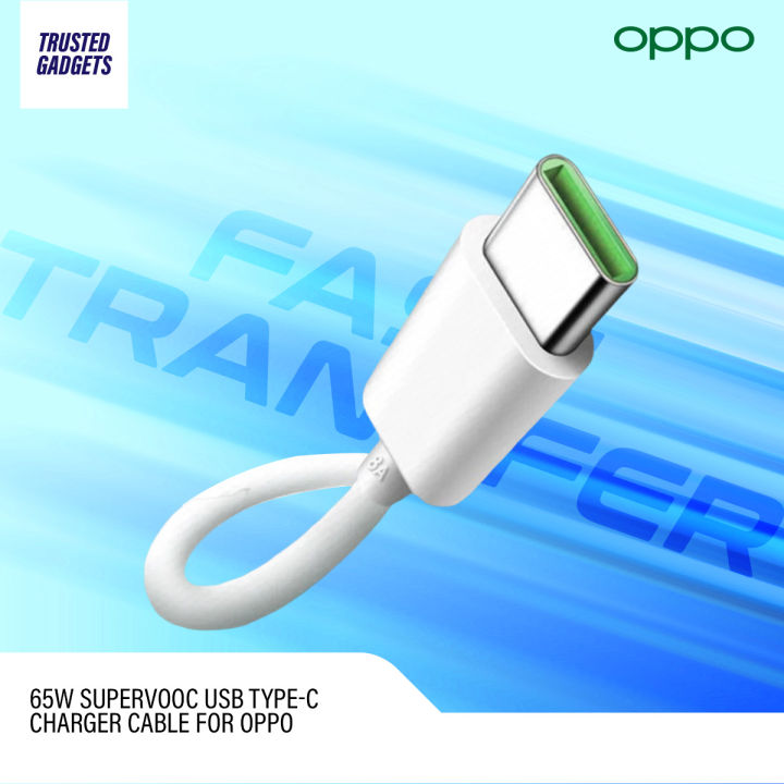 65W Supervooc Usb Type-C Charger Cable For Oppo Super Dart VOOC Realme - Charger