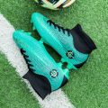 New Big Size 47 Turf Black Men Soccer Shoes Kids Cleats Training Football Boots High Ankle Sport Sneakers. 