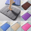 Bath Mat Coral Fleece Bathroom Carpet Water Absorption Non-slip Memory Foam Absorbent Washable Rug Toilet Floor Mat Accessories. 