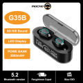 MOCHO G35/G35B Headset Bluetooth Earphone TWS Wireless LED Earbud headphone Subwoofer.