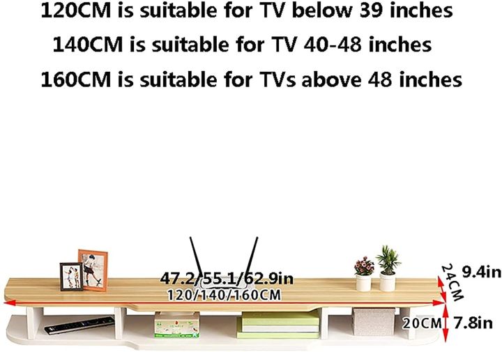 Wall%20mount%20tv%20stand,%20Hanging%20tv%20shelf,%20tv%20cabinet,%20Floating%20TV%20Stand%20FloFloating%20TV%20Stand%20Component%20Shelf,%20Living%20Room%20TV%20Cabinet%20,for%20Xbox%20One/PS4/Cable%20Box/DVD%20Players%20-%20Image%204