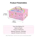 HelloKimi Kids Makeup Kit for Girl Children's Makeup Set Girl Real Makeup Washable Cosmetics Kit Little Girls Make Up Toy Non Toxic Cosmetics Play Set Beauty Toy with Cosmetic Case. 