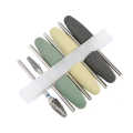 Resin Base Polishing Burs 8Pcs HP Dental Acrylic Tungsten Carbide Steel 2.35mm. 