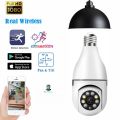 Bulb IP Camera 360 ° PTZ Bulb IP Camera 1080 HD  WIFI IP Security Camera V380 IP Camera E27. 