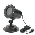 Outdoor Moving Laser Projector LED Light Snowflake Pattern Christmas 100-240V [EU Plug]. 