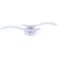 Migeet 2 Branches L-ED Waved Light Warm White 12W Aluminum Ceiling Light for Bedroom Living Room Decoration Lamp. 