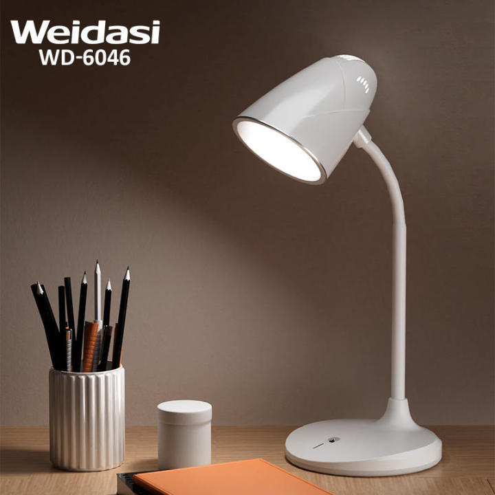 ENERGY / WEIDASI 6046 Rechargeable Desk Lamp Eye Comfort Study Lamp Touch Control LED 2400mAh Lithium Battery - table Lamp