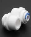 RO Water Purifier 1/2Inch to 1/4Inch Straight Elbow, 1/4Inch Tube Quick Fitting Connector. (pk, 02pcs).