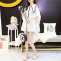 Doll Collar T T-shirt Women's Shirt New Summer Western Style Youthful-Looking Loose Large Short Sleeve Top for Female Students ins Korean Style. 