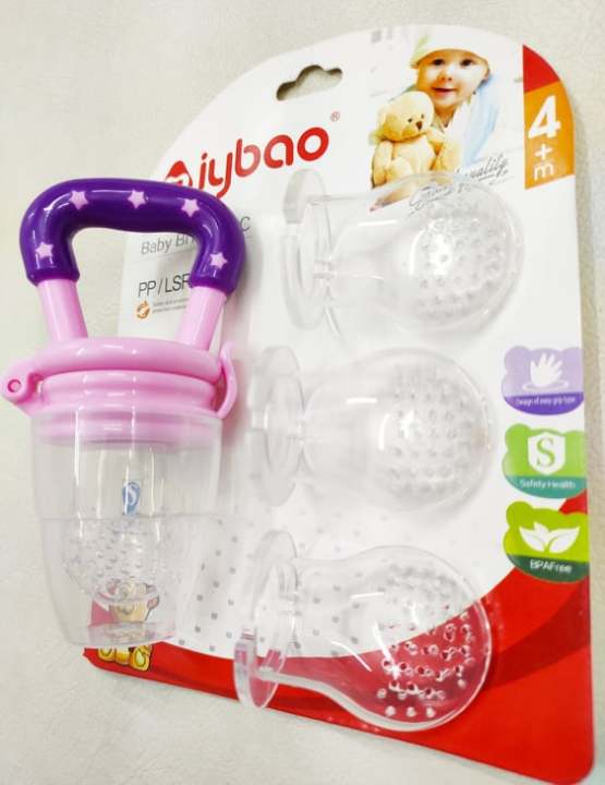 New%20Baby%20Food%20Feeder%20Soother%20Teether%20for%20Eating%20Fresh%20Fruit%20Vegetables%20Meat%20(%20Extra%203%20Nipple%20)%20-%20Image%203