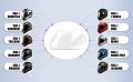 Steelbird SBA-1 Helmet Visor Compatible for All SBA-1 Model Helmets (Clear Visor).