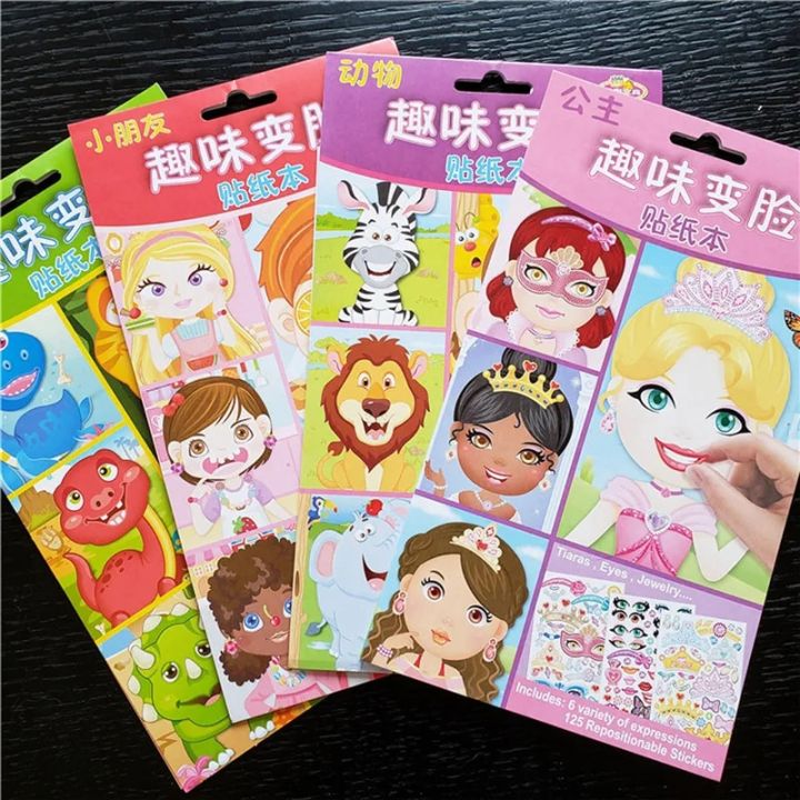 Children%20Kids%20New%20DIY%20Stickers%20Toys%20Cute%20Cartoon%20Princess%20Animals%20Dinosaur%20Unicorn%20Puzzle%20Sticker%20Games%20for%20Early%20Education%20Gift%20-%20Image%202