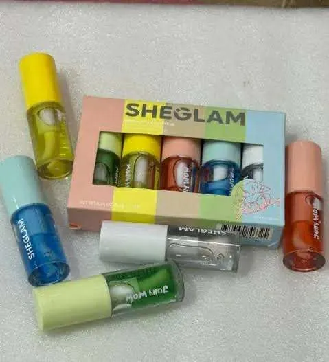 Sheglam%20Jelly%20Wow%20Hydrating%20Lip%20Oil%20Moisturizing%20Plumping%20Lip%20Gloss%205pcs%20Set%20-%20Image%202