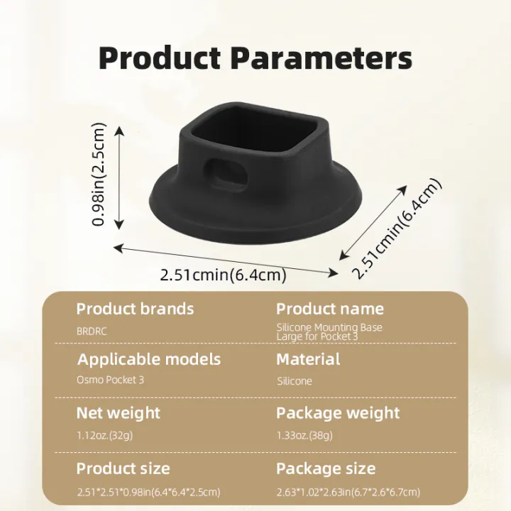 Portable%20Camera%20Mount%20Silicone%20Action%20Camera%20Gimbal%20Base%20Desktop%20Camera%20Stand%20Compatible%C2%A0for%20OSMO%20Pocket%203%20Camera%20-%20Image%204