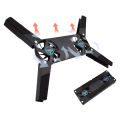 Computer Cooling Pad,Portable Notebook Radiator Foldable Dual Fan Cooling Pad Computer Notebook Computer Cooling - black. 