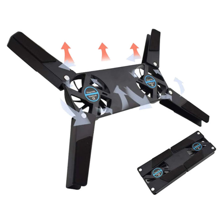Computer%20Cooling%20Pad,Portable%20Notebook%20Radiator%20Foldable%20Dual%20Fan%20Cooling%20Pad%20Computer%20Notebook%20Computer%20Cooling%20-%20black%20-%20Image%205