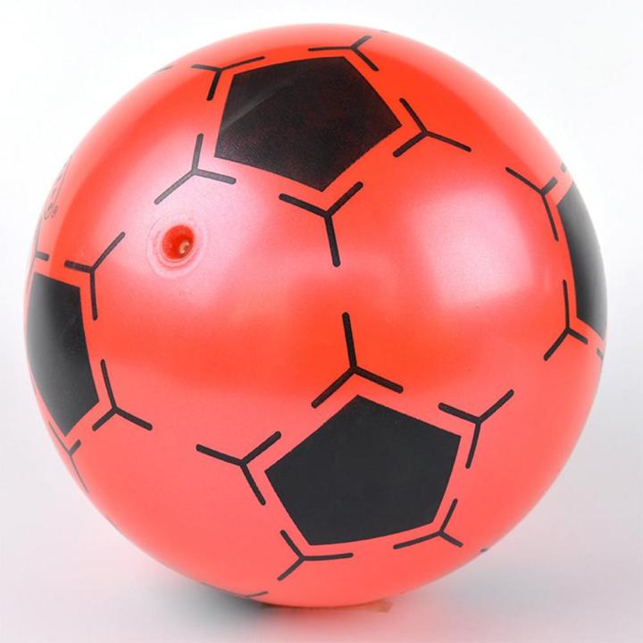 【Happy baby toy store】9 Inch Inflatable PVC Soccer Ball Toy Football Shape Bouncing Ball Gift for Random Color zk25