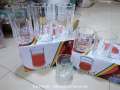 Combo sets, glass set -shorbot + water glass- 6+6 =12 full set.