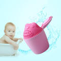 Cute Baby Bath Mug Shampoo Cup Baby Plastic Cartoon Bear Shape Bath Rinse Shower Cup Newborn Wash Hair Shower Spoon Child Handheld Safty Shampoo Cup. 