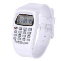 2 In 1 Fashion Digital Student Exam Special Calculator Watch Children Electronic Watch Time Calculator New Watch Mini Calculator. 