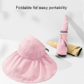 Summer Double-layer Fisherman Hat Women's Empty Top Sun Hat Outdoor UV Protection Foldable Sunshade Hat Sunscreen Sun Hat. 