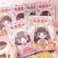 Princess Change Costume Stickers Sticker Activity Book Learning Toy, Colorful Princess Sticker Book for Age 3+ Girls Party Favors. 