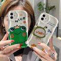 Cellphone Case For OPPO A36 A76 A78 A52 A9 A11X A94 A98 R17 R15 F17 F19 Pro RENO 5F 5Lite Phone Casing Cartoon Soft Frog Hat Fat Duck Cute Bear The Frog Prince TPU Silicone Back Cover Full Protection Clear Shockproof Creative Anti-falling.