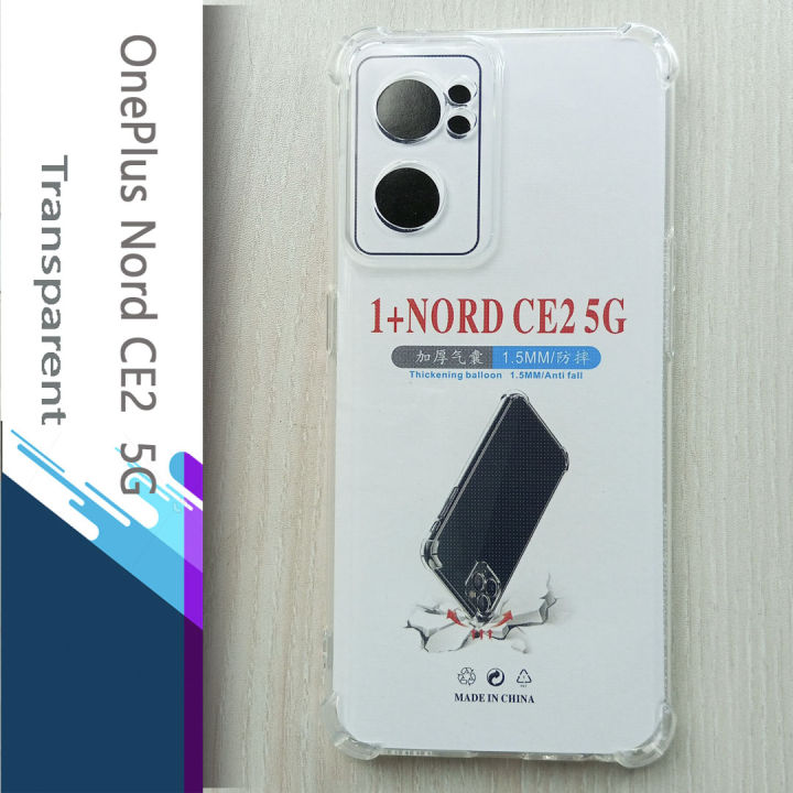 For OnePlus Nord CE2 5G - Premium Silicone Case Crystal Clear Soft TPU Ultra-Thin Transparent Flexible Protective Mobile Phone Back Cover