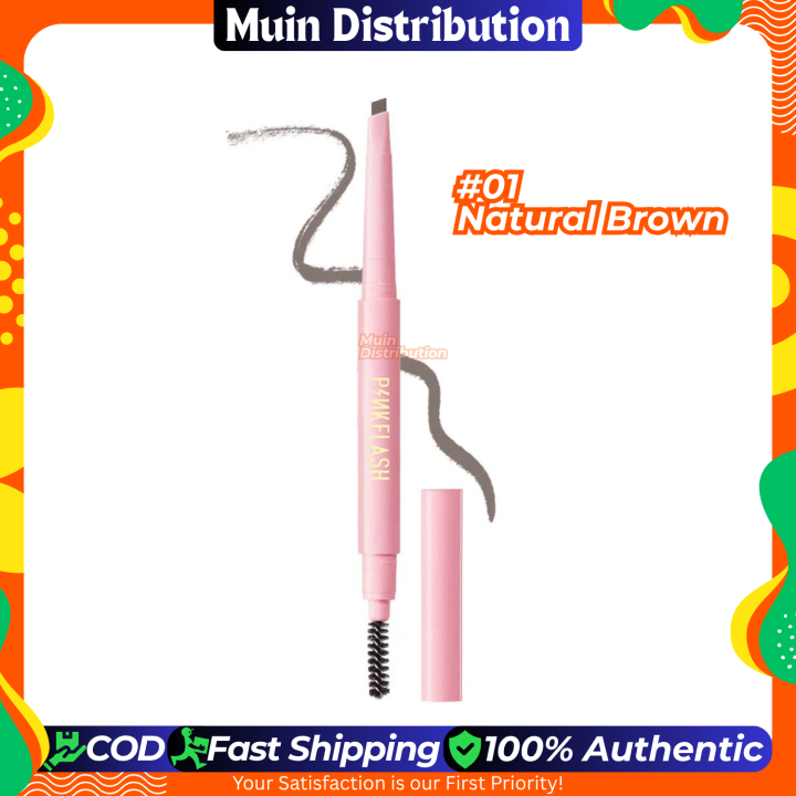 〽️ PinkFlash 2 in 1 Waterproof Auto Eyebrow Pencil - #01 (Natural Brown)