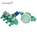 Garden Water Timer with 4-Way Water Splitter Connecter Intelligent Irrigation Controller Shut Off Switch Hose Joiner. 
