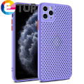 Heat Dissipation Breathable Cooling Case For iPhone 12 11 13 Pro Max XR XS Max X 8 7 6S Plus 12 13 Pro Soft TPU Plain Color Case. 