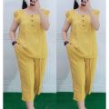 Ladies Cotton Soft Casual Wear Kurta with Comfort Fit Pant Tunic Dress Set. 