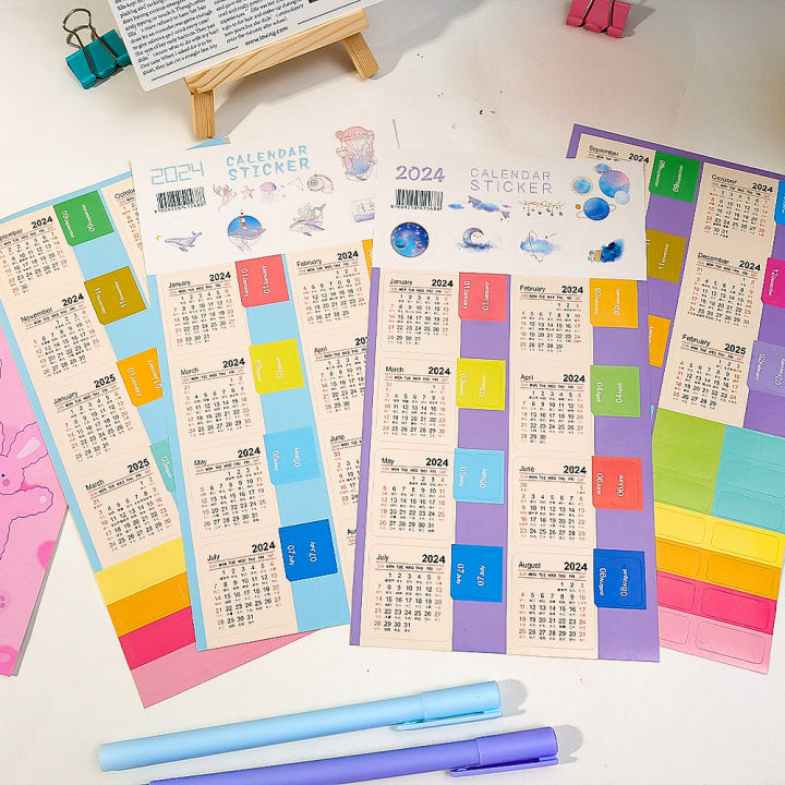 1/2%20Set%20Calendar%20Index%20Sticker%20Month%20Stickers%20Tabs%20Planner%20Adults%202024%20Adhesive%20Bookmark%20Date%20Planners%20-%20Image%203