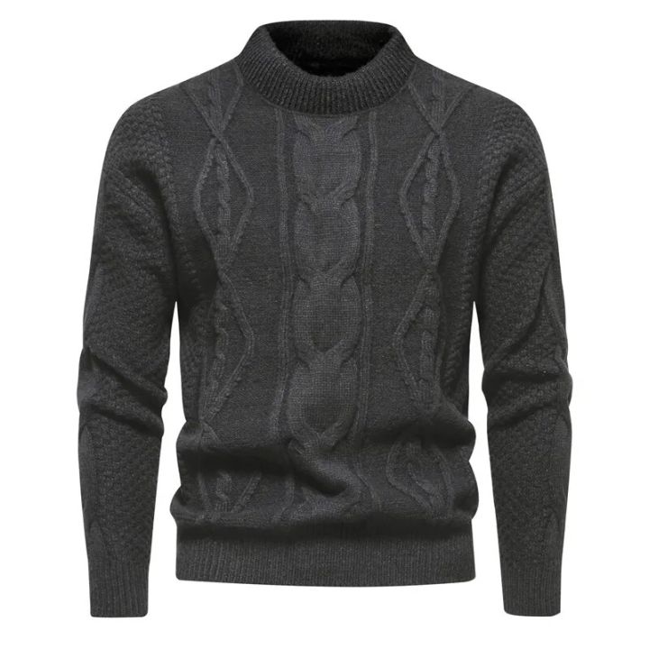 2023%20Autumn%20and%20Winter%20New%20Sweaters%20Men's%20Knitted%20Sweater%20Warm%20Fit%20High%20Quality%20Pullover%20Sweater%20Men%20-%20Image%207