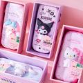 Sanrio Pencil Case Kawaii Hello Kitty Cinnamoroll Melody PU Large Capacity Pencils Bag Pouch Pen Case School Supplies Stationery. 