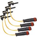 4 Pcs Brake Pad Wear Sensor for Mercedes W220 & 1set Wheel Speed Sensor for Sagitar Magotan Octavia Tiguan Xinpa.