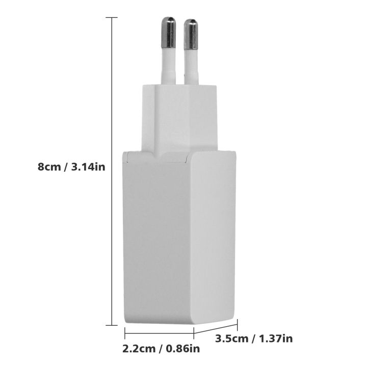 KOGEEK%20USB%20Wall%20Charging%20Adapter%20Power%20Adapter%20USB%20Charging%20Block%20Cube%20for%20Smartphone%20Tablet%20Lap-top%20100-240V%20to%205V/2.0A%20-%20Image%202