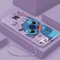 Xiaomi Redmi Note 9s 9 Pro redmi 9A 9 Note 8 Pro Happy Stitch Soft Phone Case Smile Monster Cartoon Liquid Silicon Cover.