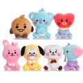 Bandai BT21 New Mini Plush Doll Pendant Keychain Plush Toy Bag Accessories Kawaii Anime Cute Cartoon Key Chains Birthday Gift KEEMEEUYZO.