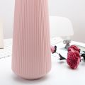 Nordic Style Plastic Vase Dried Flower Arrangement Pot Holder Home Office Decor Modern Flower Vase,Green. 